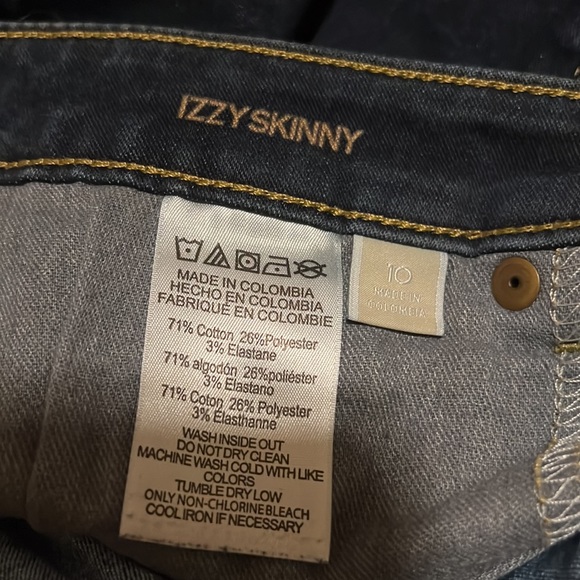 Michael Kors Izzy Dark Wash Denim Jeans - Picture 3 of 5